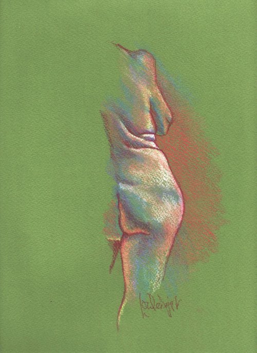 Nude - rear view by Louise Diggle
