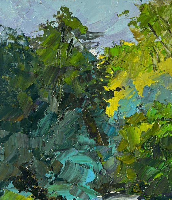 Crystal Water among Rocky Giants