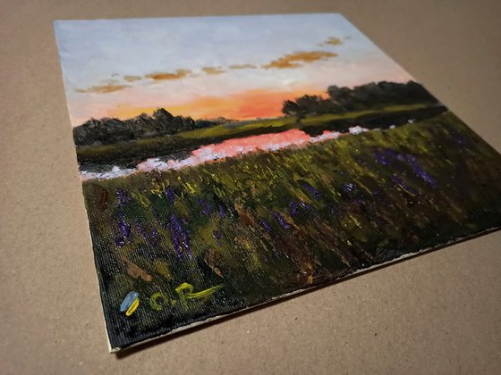 Impression. A quiet evening