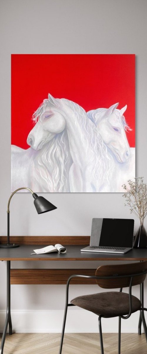 White horses by hlole