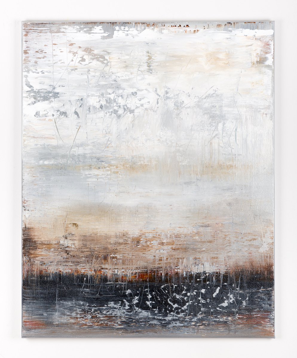 Abstract Acrylic Painting By Radek Smach, 31 X 39", Ba127, Original Artwork