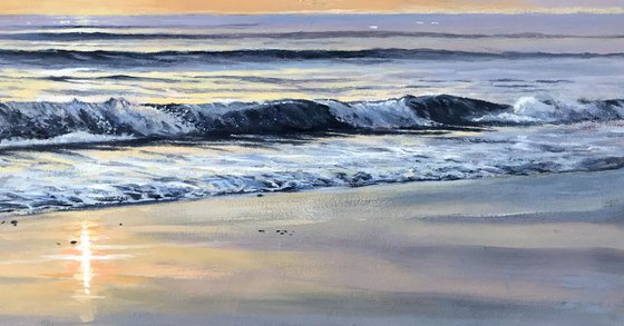 Seascape 32 - Early morning waves.