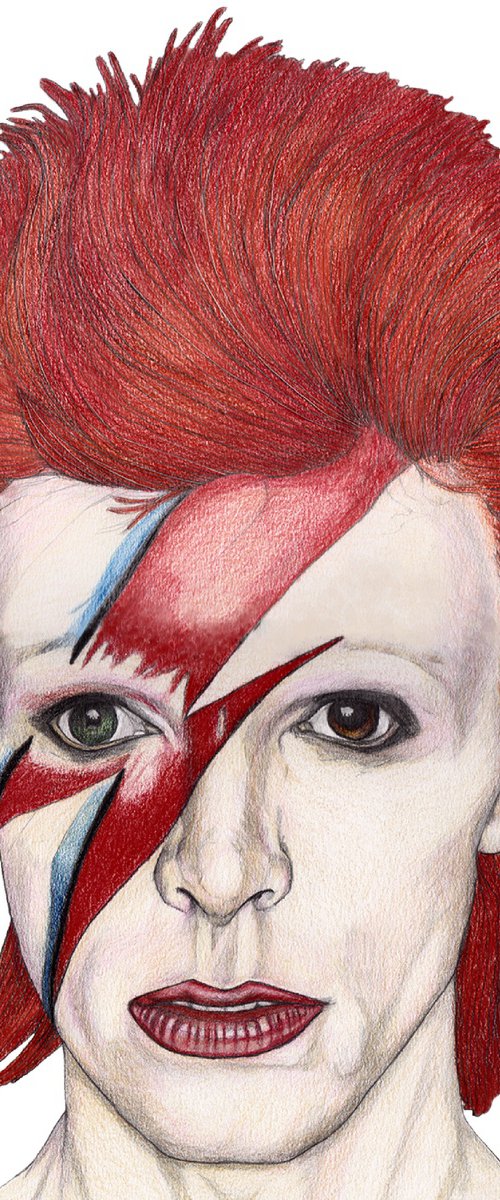 David Bowie Aladdin Sane by Paul Nelson-Esch