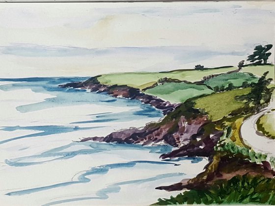 The Coast road near Kinsale Cork