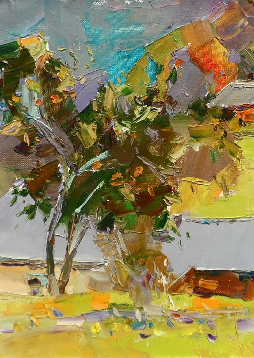 "Village in the mountains   " by Yehor Dulin