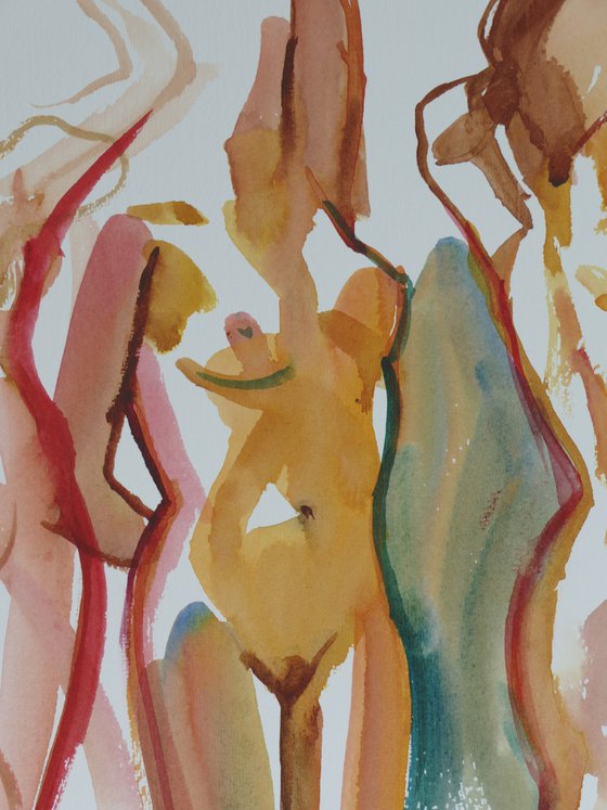 female nude 3 poses