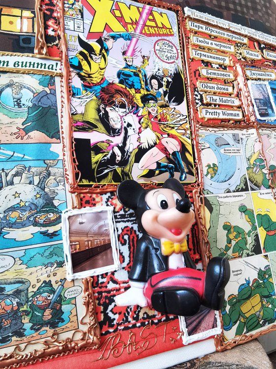 Winter of 90s. Childhood of future Superhero