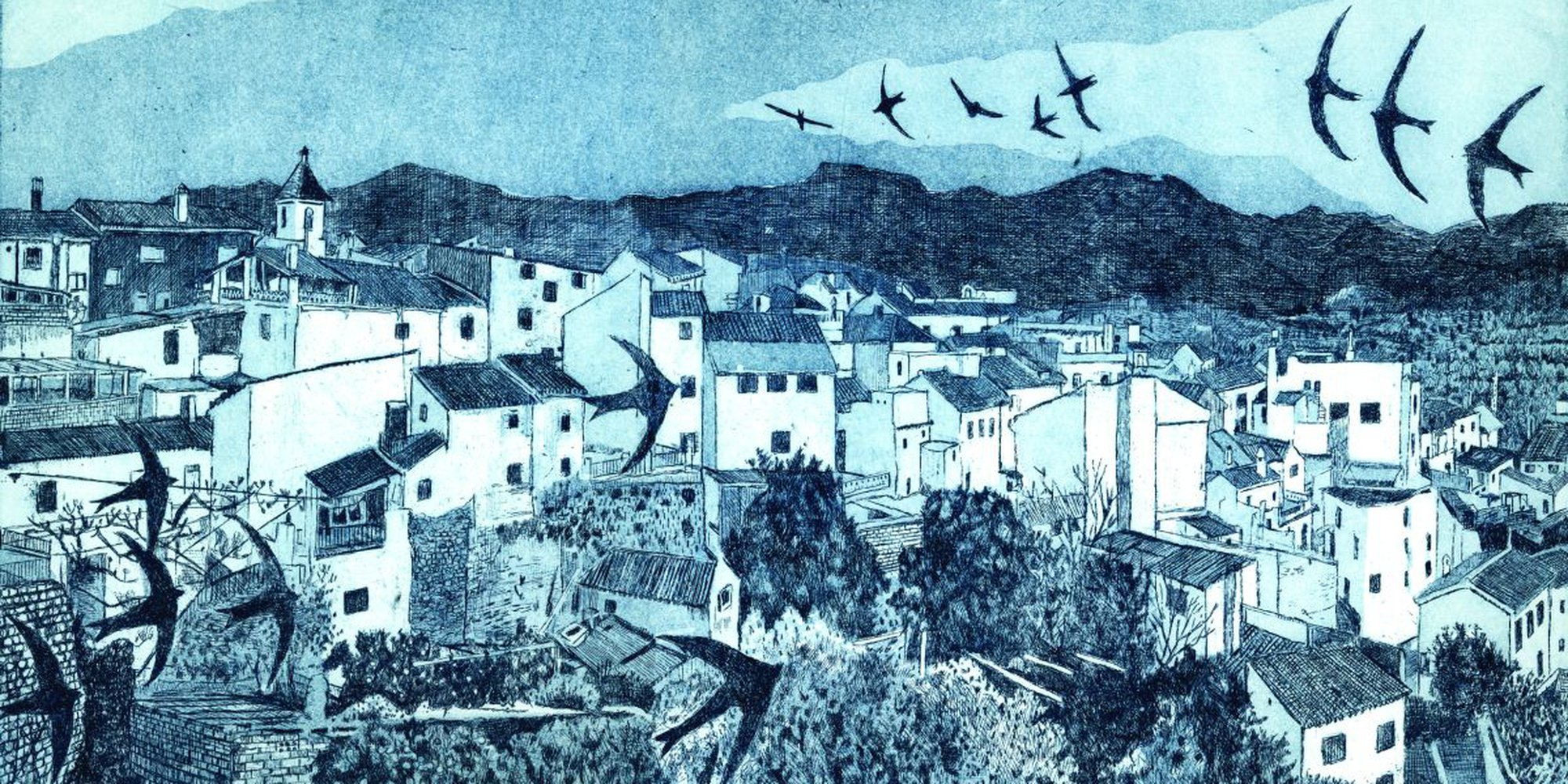 Art of the Day: "Janis Goodman, Birds of Passage, 2013" by Janis Goodman