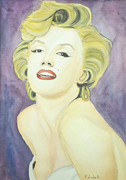 Marilyn Monroe by Francesca Licchelli