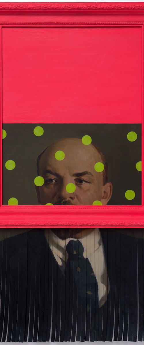 Shredded Lenin with Green Spots by Oleksandr Balbyshev