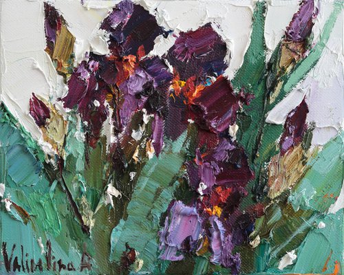 Irises by Anastasiia Valiulina