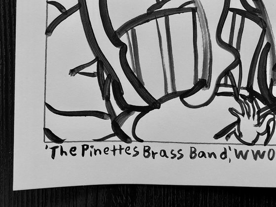 The Pinettes Brass Band, WWOZ, NO, USA
