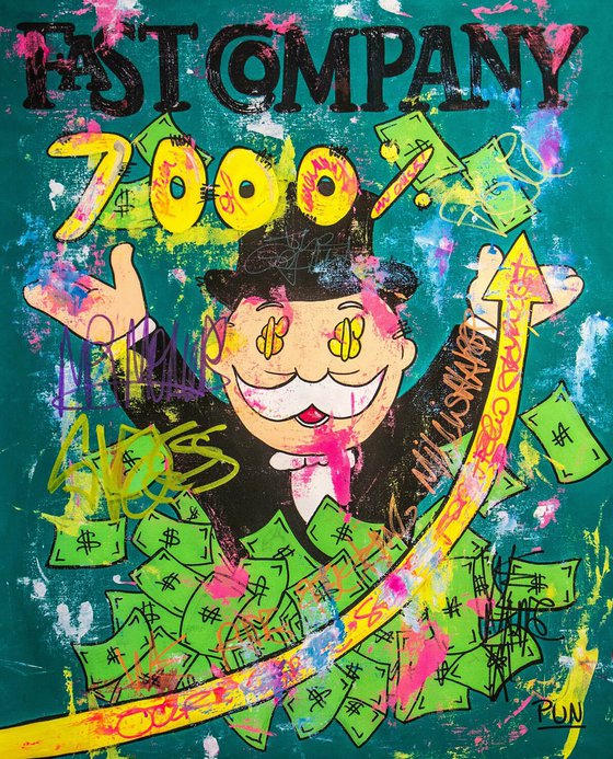 7000 Percentage Roi Ft Mr Monopoly Painting