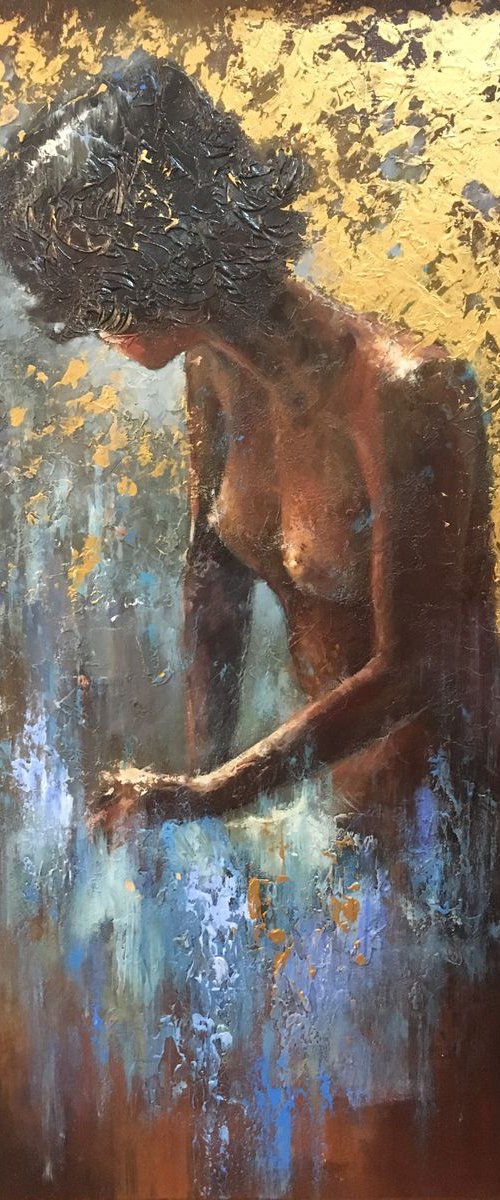 Gold and Blue by CM