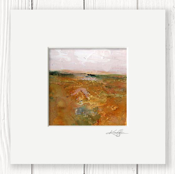 Mystical Land 414 - Textural Landscape Painting by Kathy Morton Stanion