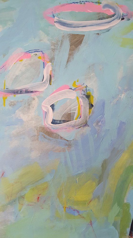 Deconstructed waterlily pond