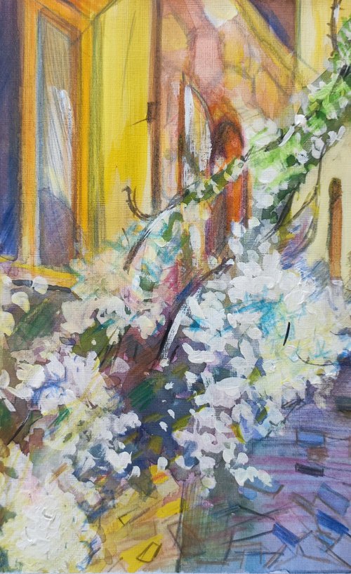 Blossoming tree in Siwa by Olga Onopko