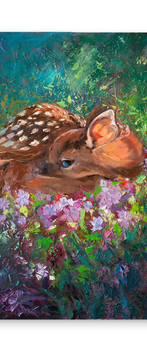 Solitude Serene Fawn Repose by VICTO