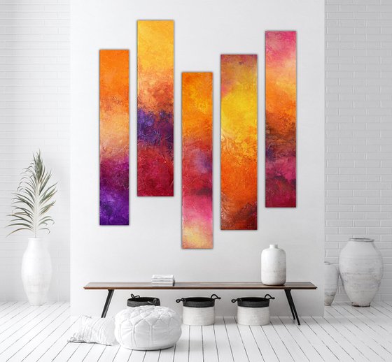 Pillars of colors - Be Bold
