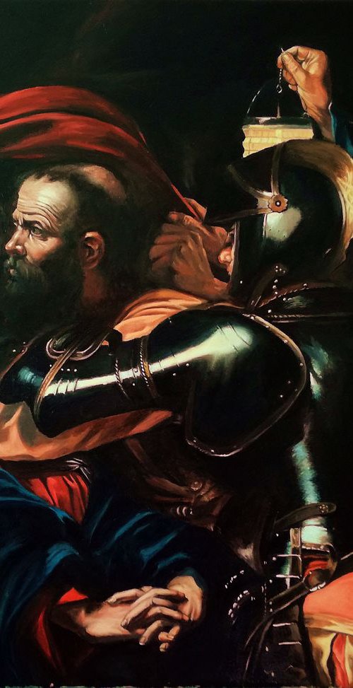 "The Taking of Christ" in remembrance of Caravaggios masterwork by Serghei Ghetiu