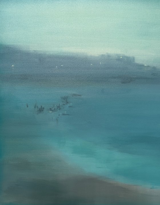 Beach Scene, Evening
