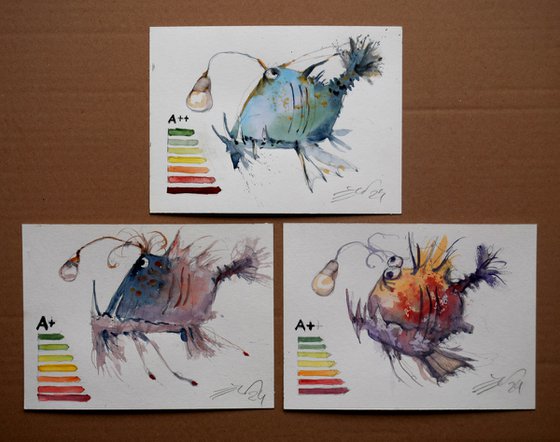 Fishes ( A+) 3 pieces