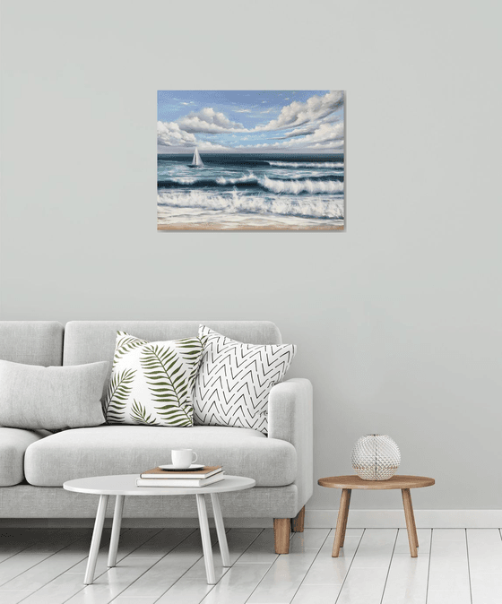 'Clouds over the sea'