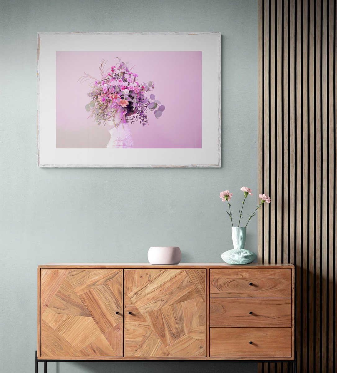 Expressive Portrait Photograph By Ziesook You, 24 X 36", Scent Of Austin 11292021, Original Artwork