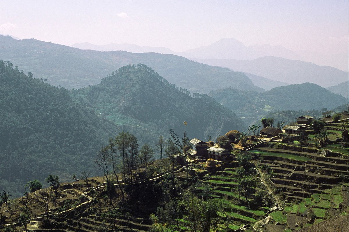 Photorealistic Photograph , Himalayan Foothills Of Nepal By Alex Cassels, 24 X 17, Artwork For Sale On Artfinder