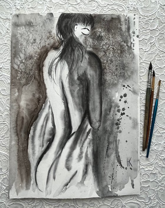 Woman Nude Original Painting