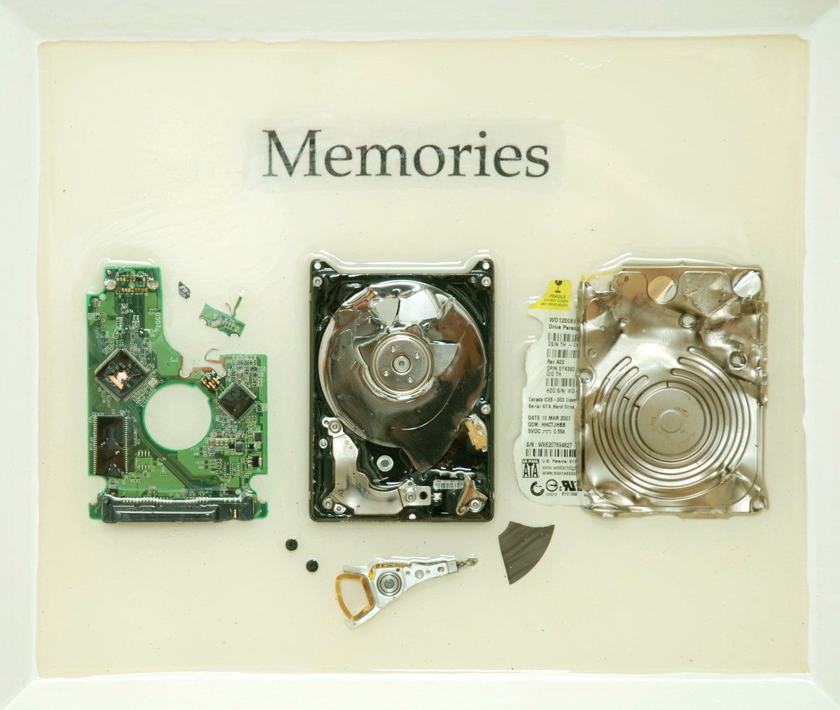 Abstract Sculpture By Stephen Beer, 14 X 11", Memories, Original Artwork