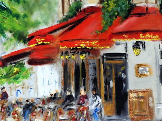 Paris Corner Cafe - with gold embellishment