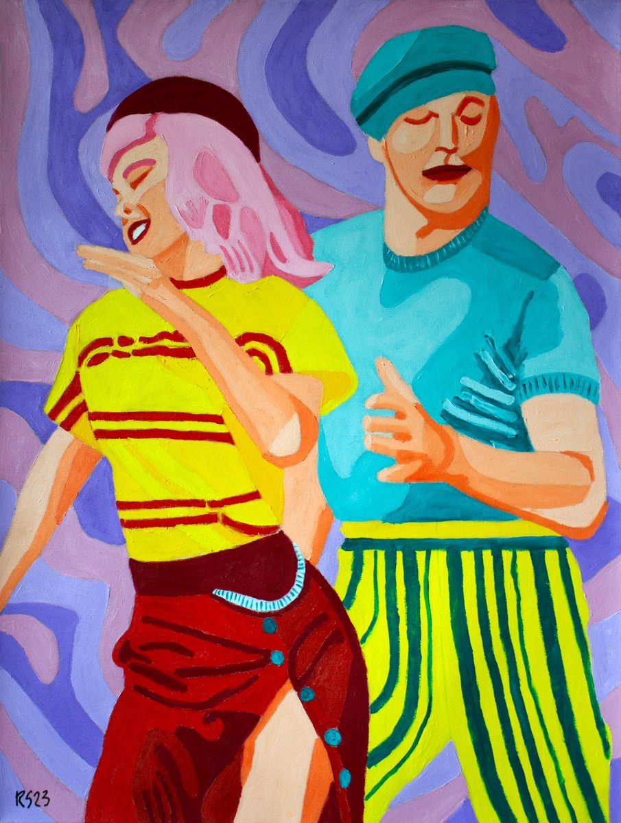 Couple and Dancing by Randall Steinke