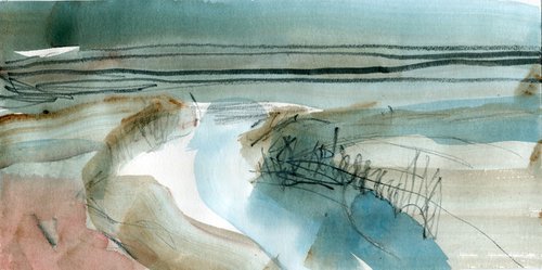 Landscape #25 Water Margin by Elizabeth Anne Fox