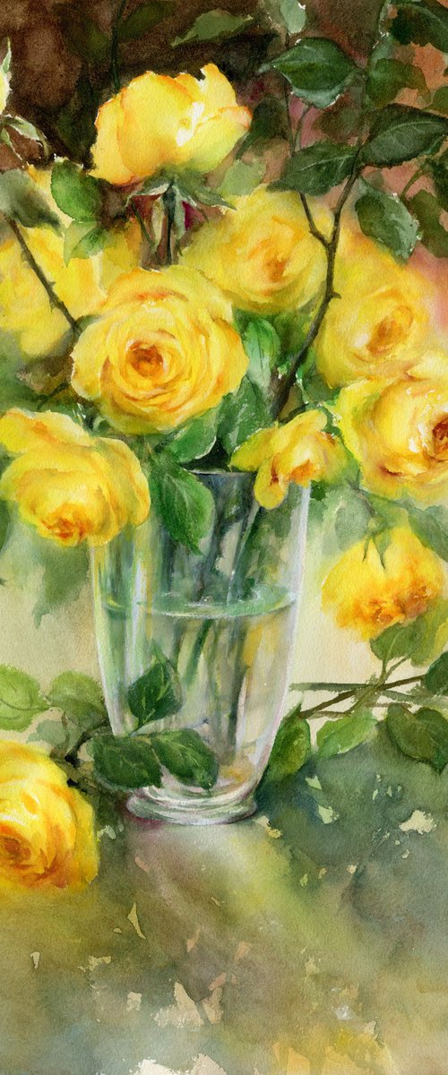 Story of the Yellow roses by Cecilia Xiao