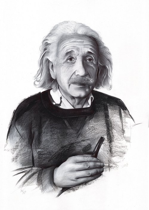 Albert Einstein by Daria Maier