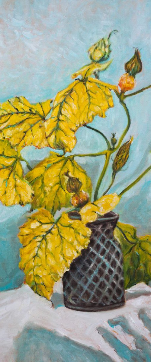 Pumpkin In A Vase by Liudmila Pisliakova