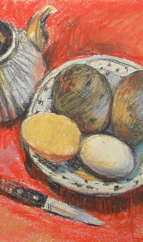 Evening still life by Liudmyla Chemodanova