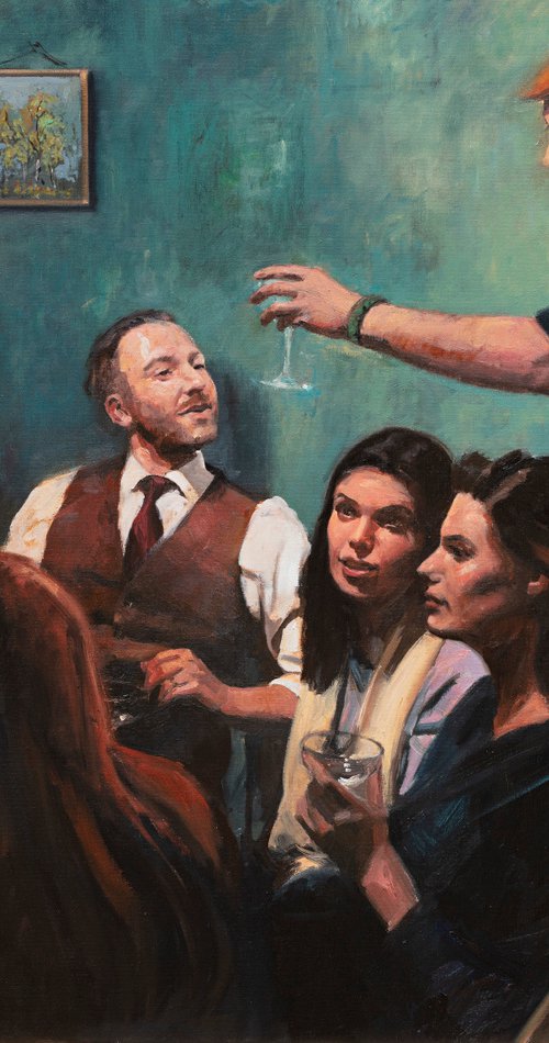 A night at the café II by Roeland Kneepkens