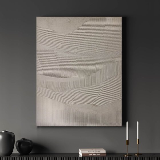 "Rye" Abstract high textured acrylic art