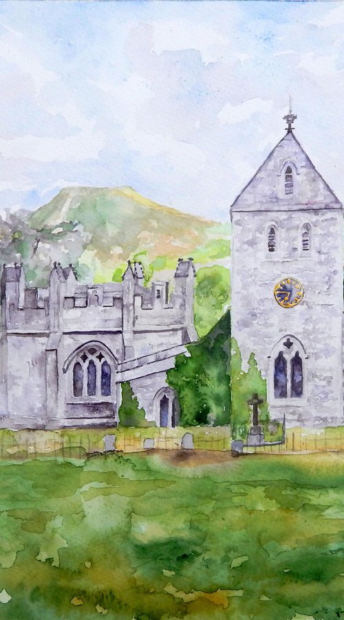 Church of the Holy Cross Ilam by Richard Freer