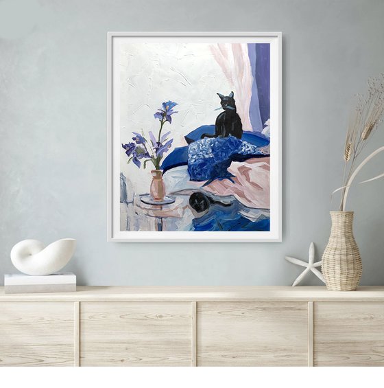 The Iris and the Cat.