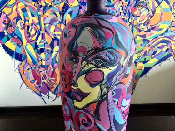 Poison Black Vase