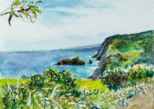 Hawaiian landscape by Ann Krasikova