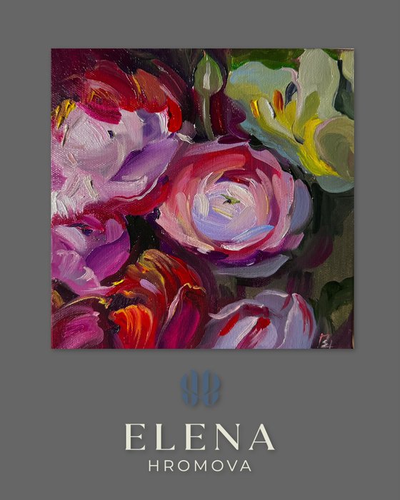 Primroses in the Garden