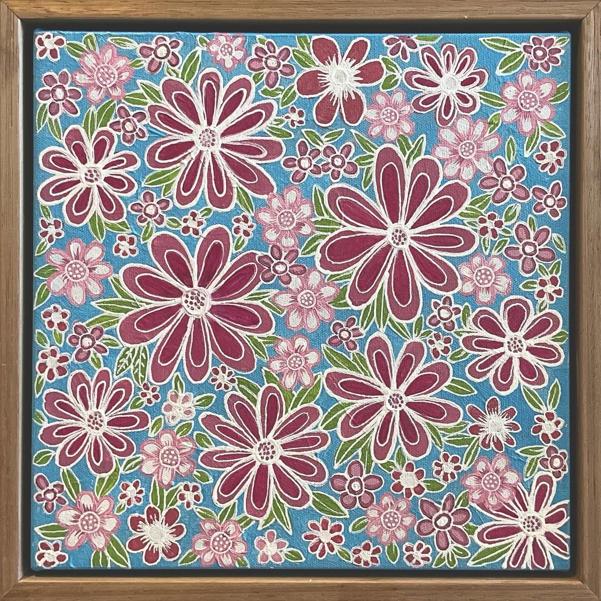 Abstract Landscape Acrylic Painting By Carol Zsolt, 11 X 11, Inspiration 6709 - Cz25001, Original Artwork