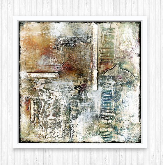 When Love Remains 2 -  Textural Abstract Painting by Kathy Morton Stanion