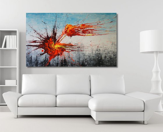 CANVAS ONLY -- Separation (Spirits Of Skies 240156) (200x120cm) XXXL