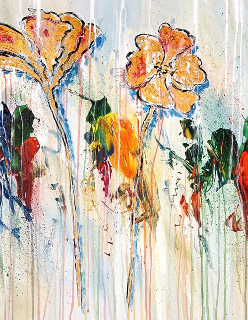 Golden Flowers C 1 by Peter Nottrott