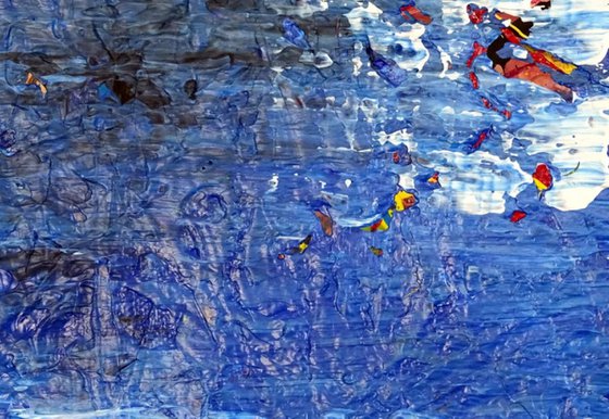 Just red and blue +